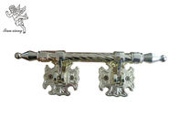 دستگیره های بطری سفارشی Zamak قوی، H9025 تابلو طلایی فلز تابوت تزئینی